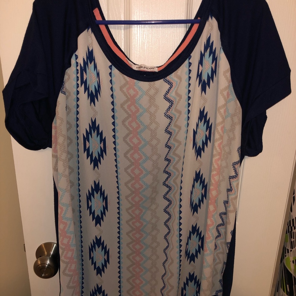 Maurices Tribal Print Top